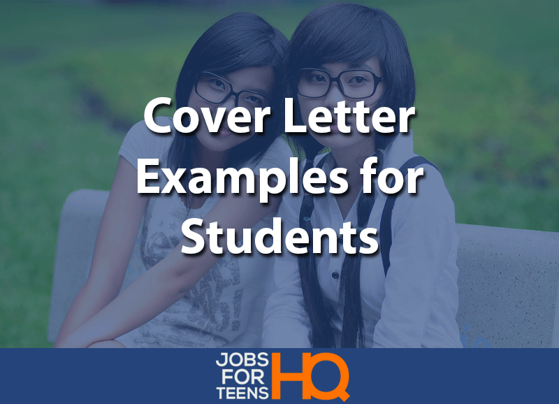 Cover Letter Examples for Students