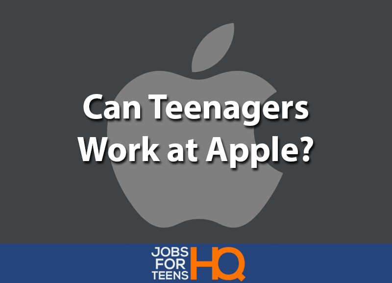 Can teenagers work at apple